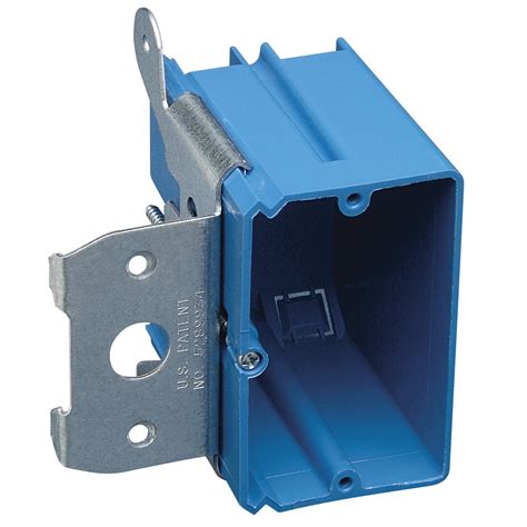 adjustable depth electrical box|single gang adjustable outlet box.